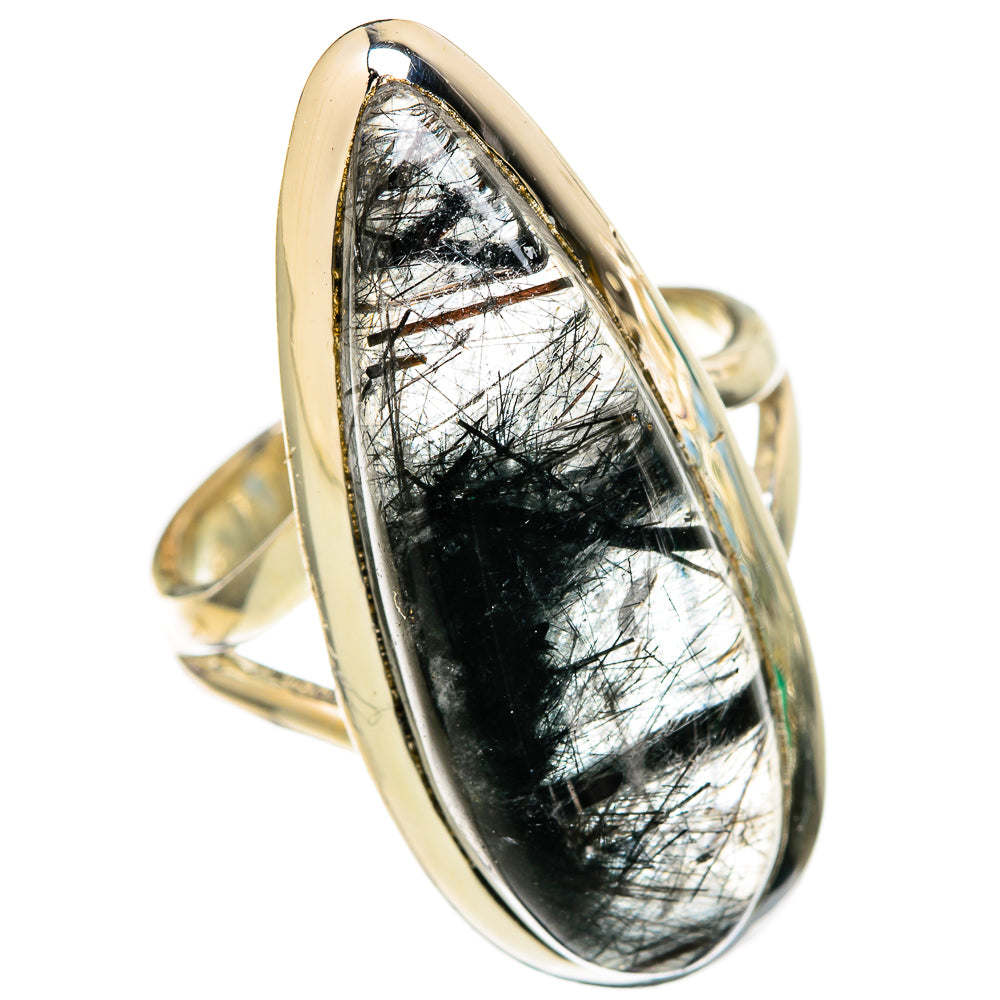 Tourmalinated Quartz Rings handcrafted by Anasilvercos - RING105598 - Photo 2