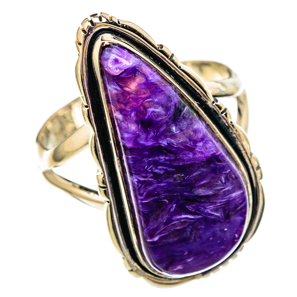 Charoite Rings handcrafted by Anasilvercos - RING105639 - Photo 2