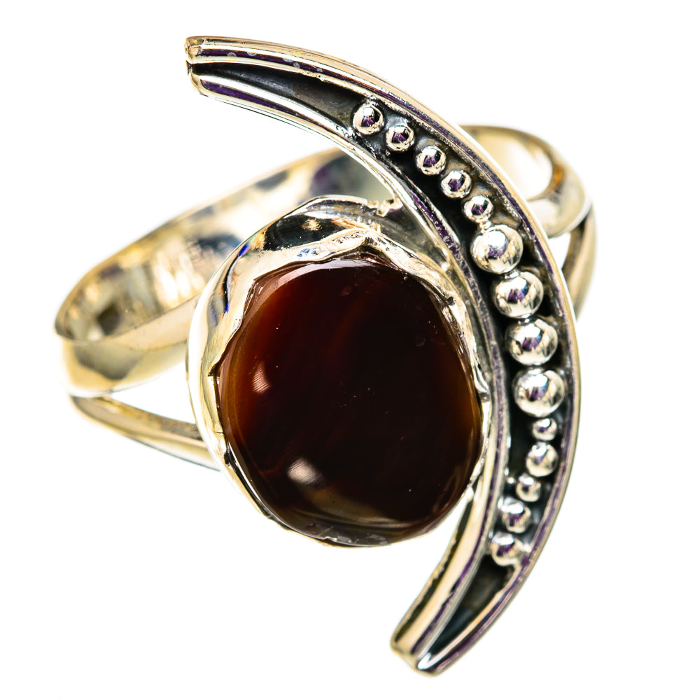 Mexican Fire Agate Rings handcrafted by Anasilvercos - RING105665 - Photo 2