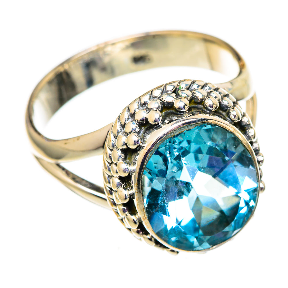 Blue Topaz Rings handcrafted by Anasilvercos - RING105688 - Photo 2