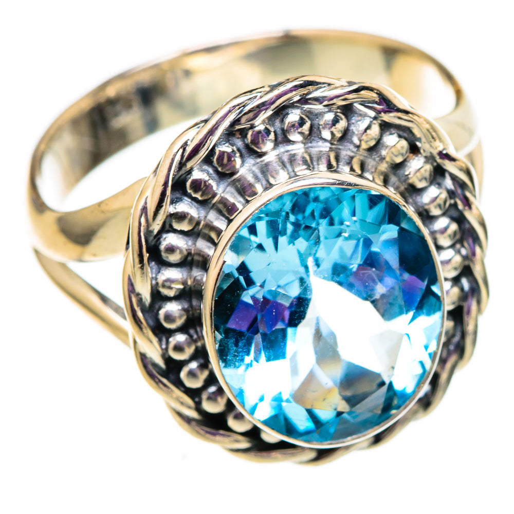 Blue Topaz Rings handcrafted by Anasilvercos - RING105691 - Photo 2