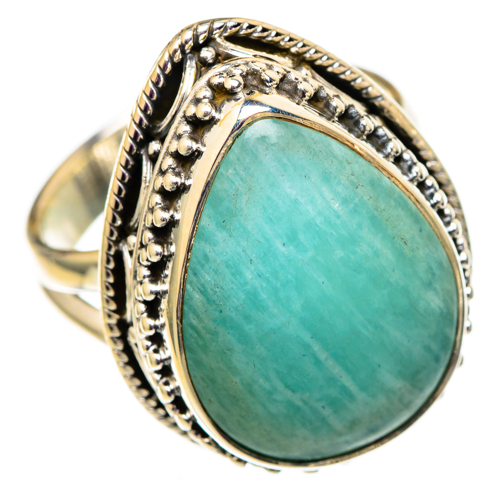Amazonite Rings handcrafted by Anasilvercos - RING105698 - Photo 2