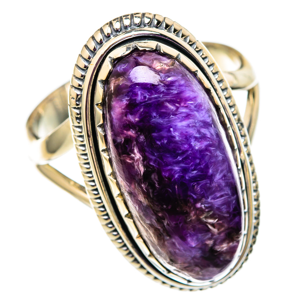Charoite Rings handcrafted by Anasilvercos - RING105706 - Photo 2