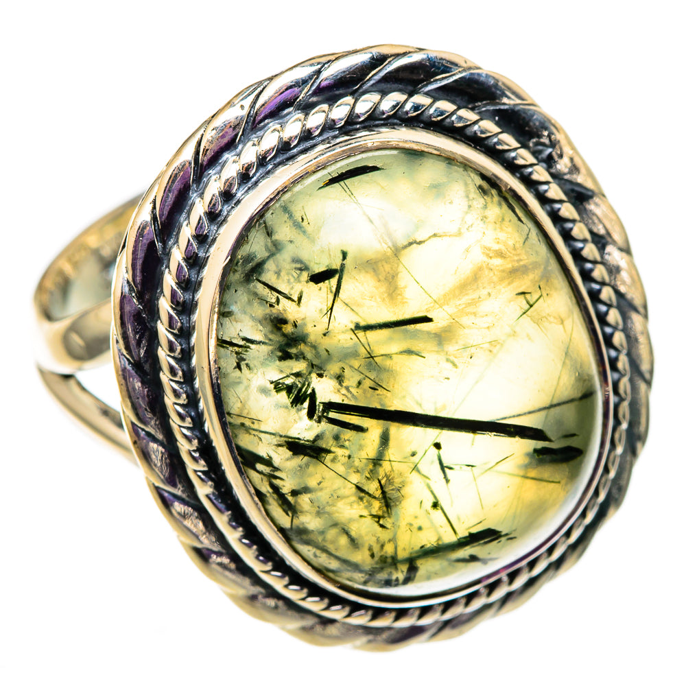 Prehnite Rings handcrafted by Anasilvercos - RING105724 - Photo 2