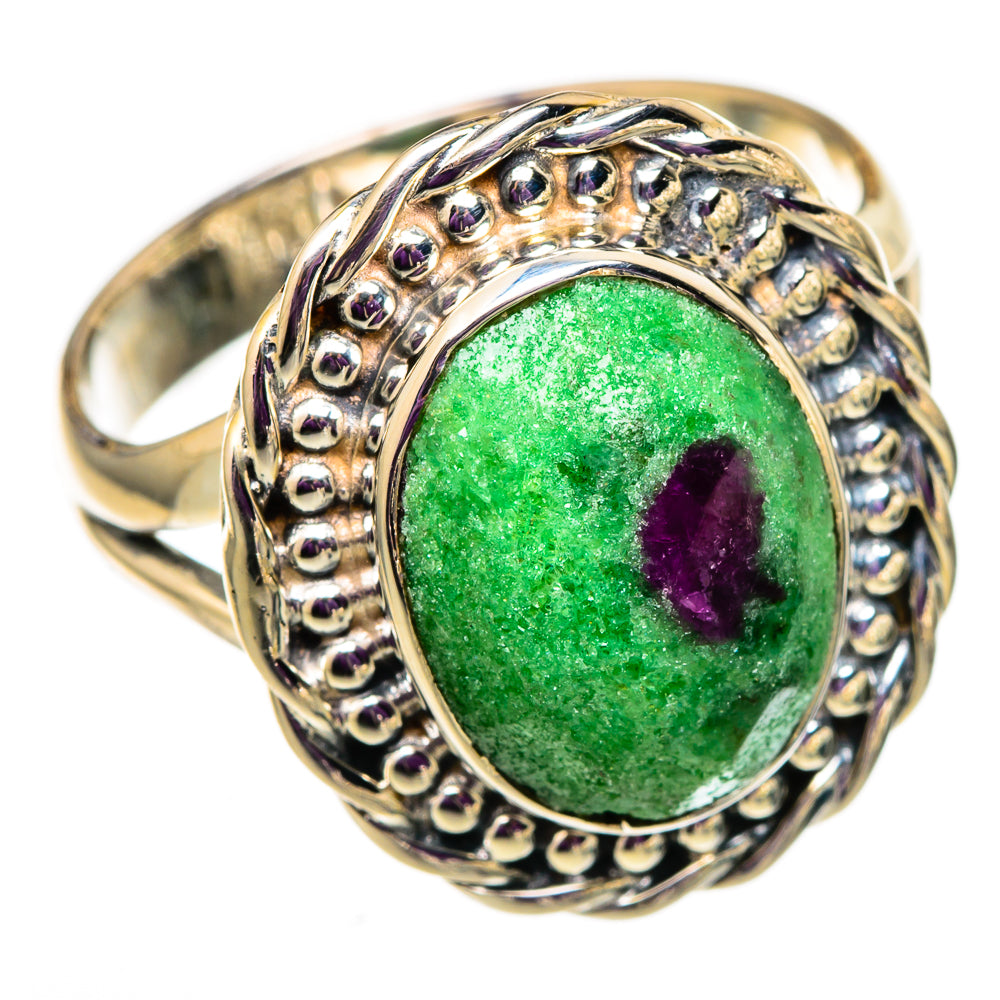 Ruby Zoisite Rings handcrafted by Anasilvercos - RING105725 - Photo 2