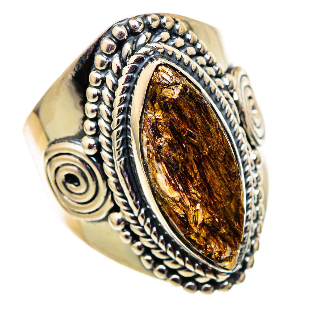 Astrophyllite Rings handcrafted by Anasilvercos - RING105731 - Photo 2