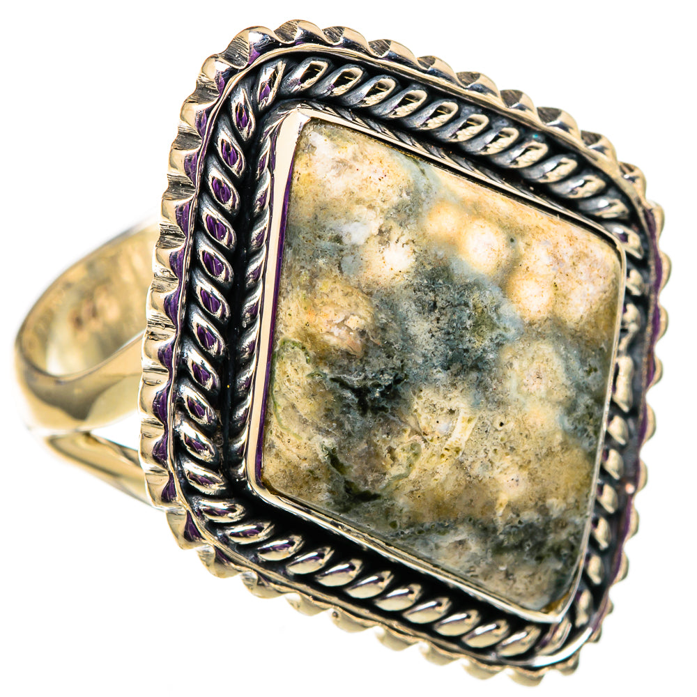 Ocean Jasper Rings handcrafted by Anasilvercos - RING105752 - Photo 2