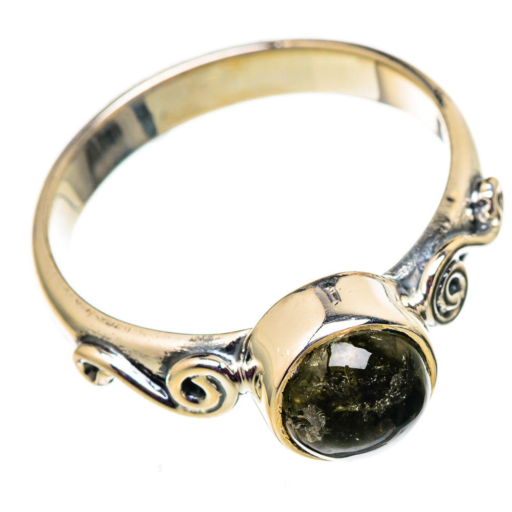 Green Tourmaline Rings handcrafted by Anasilvercos - RING105754 - Photo 2