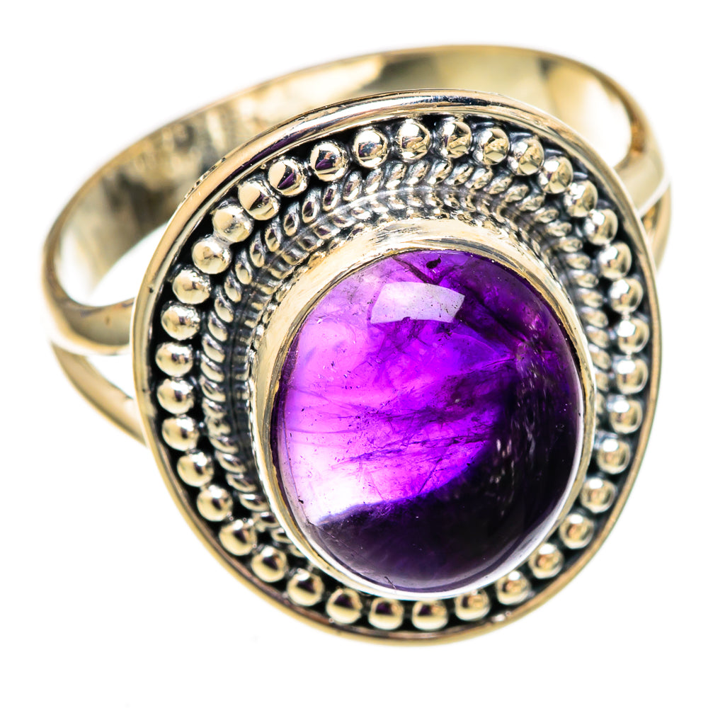 Amethyst Rings handcrafted by Anasilvercos - RING105792 - Photo 2