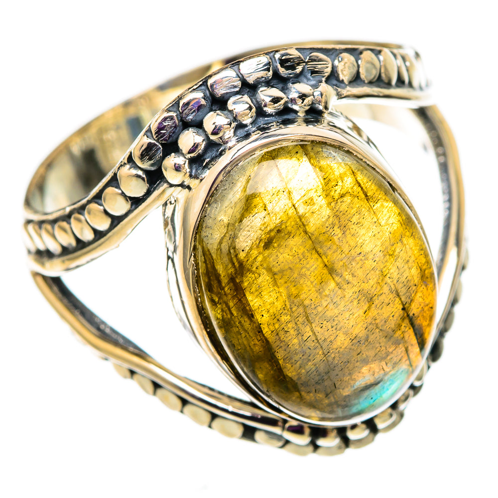 Labradorite Rings handcrafted by Anasilvercos - RING105802 - Photo 2