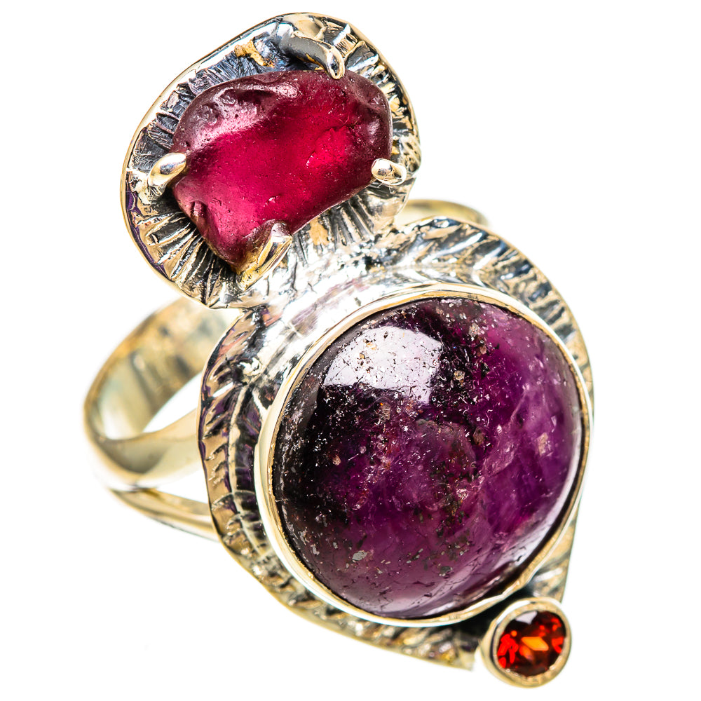 Ruby Fuchsite, Garnet Rings handcrafted by Anasilvercos - RING105874 - Photo 2