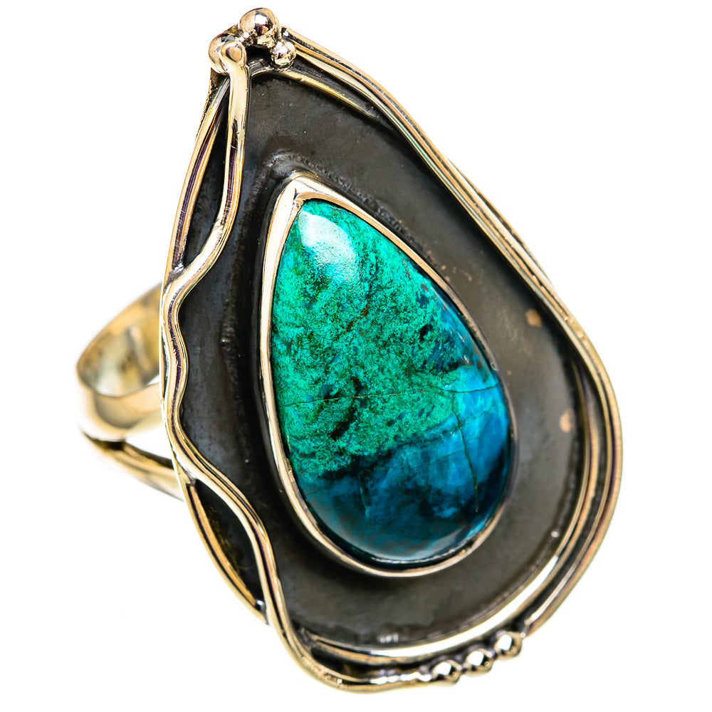 Chrysocolla Rings handcrafted by Anasilvercos - RING105885 - Photo 2