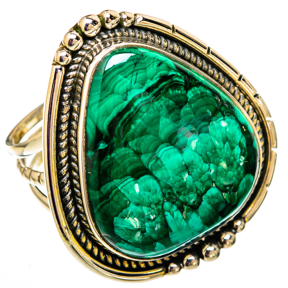 Malachite Rings handcrafted by Anasilvercos - RING105900 - Photo 2