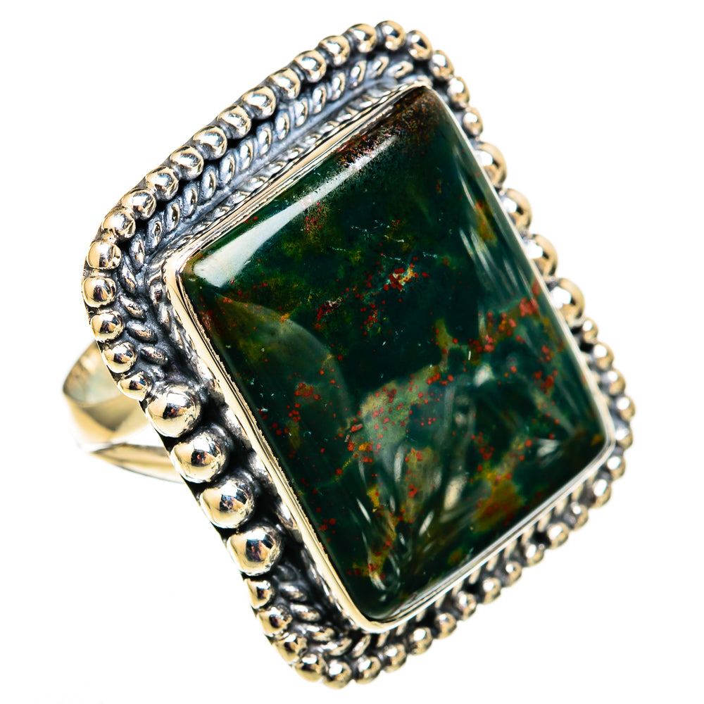 Bloodstone Rings handcrafted by Anasilvercos - RING105901 - Photo 2