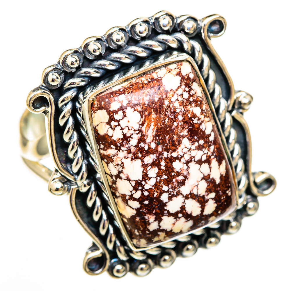 Wild Horse Jasper Rings handcrafted by Anasilvercos - RING105907 - Photo 2