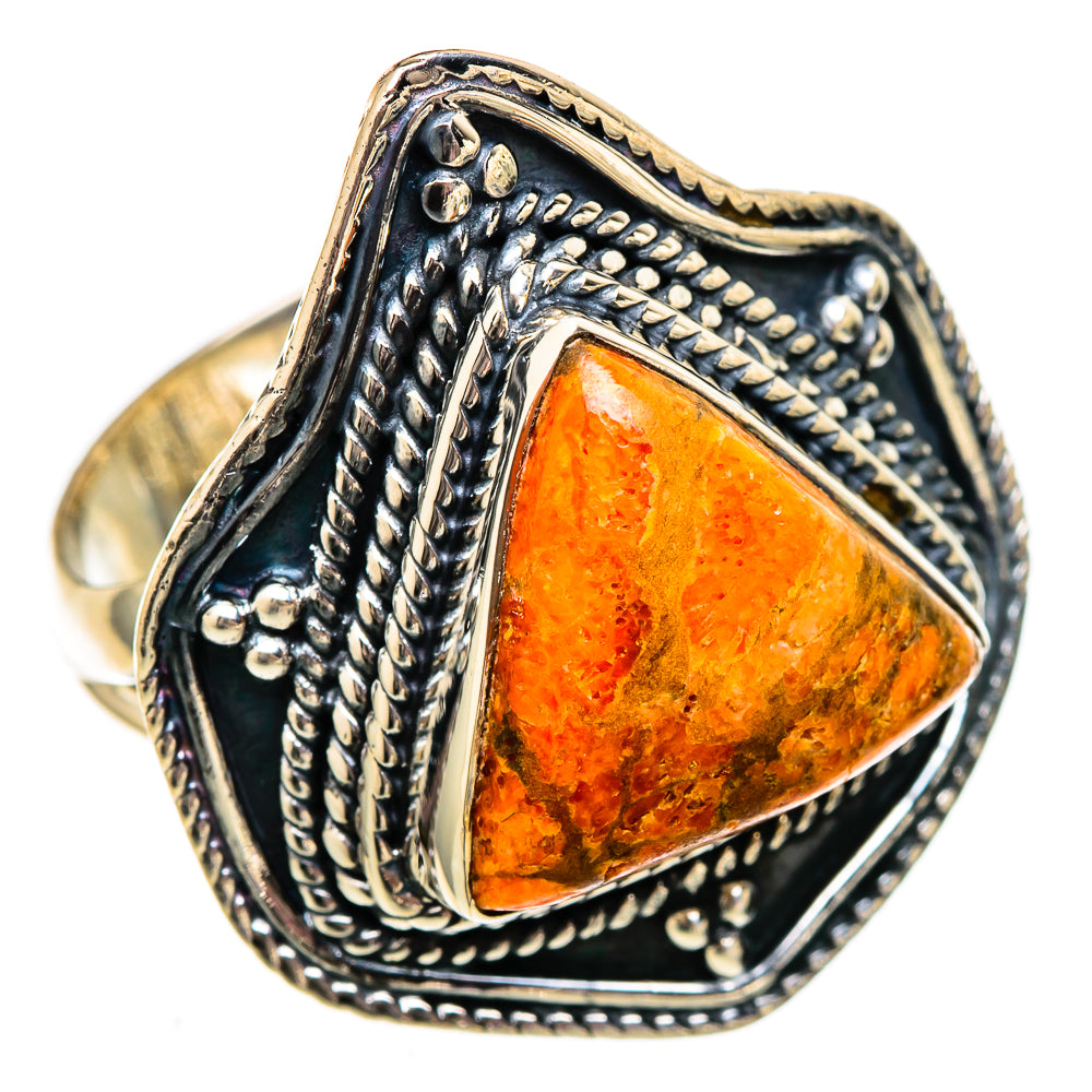 Sponge Coral Rings handcrafted by Anasilvercos - RING105946 - Photo 2