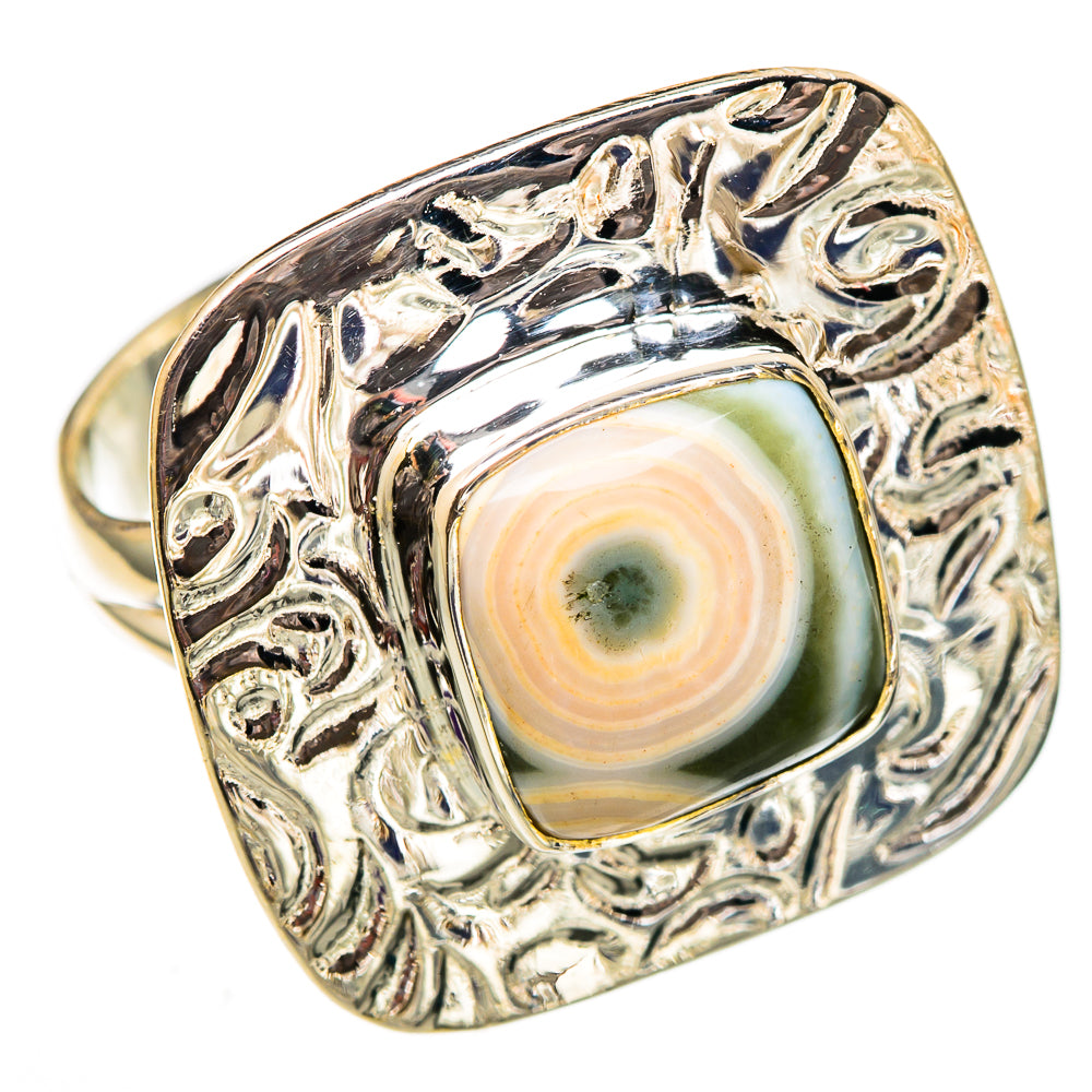 Ocean Jasper Rings handcrafted by Anasilvercos - RING105962 - Photo 2