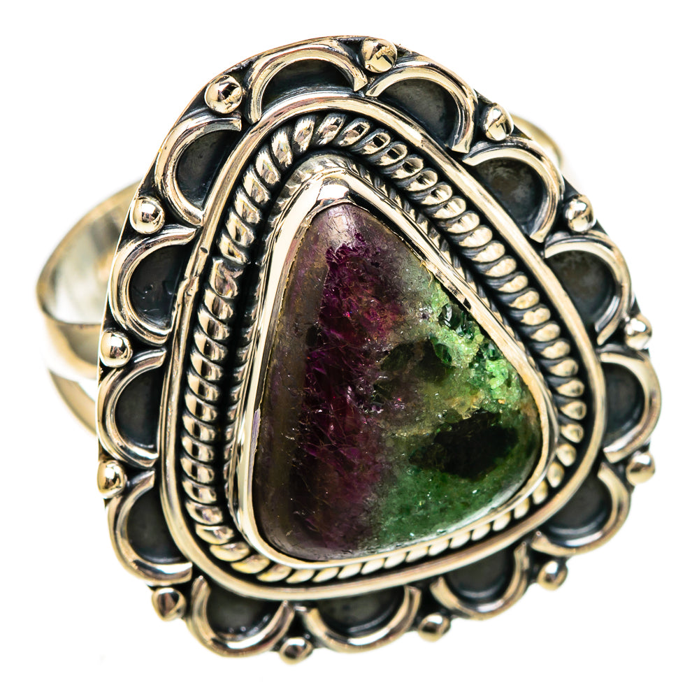Ruby Zoisite Rings handcrafted by Anasilvercos - RING105963 - Photo 2