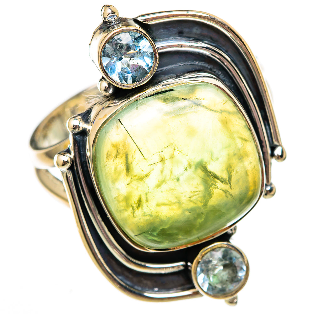 Prehnite Rings handcrafted by Anasilvercos - RING105977 - Photo 2