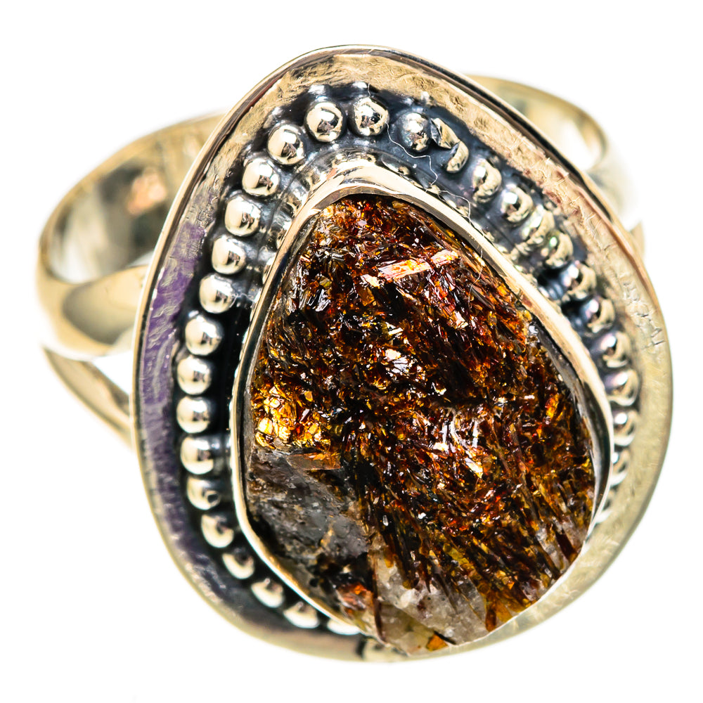 Astrophyllite Rings handcrafted by Anasilvercos - RING105984 - Photo 2