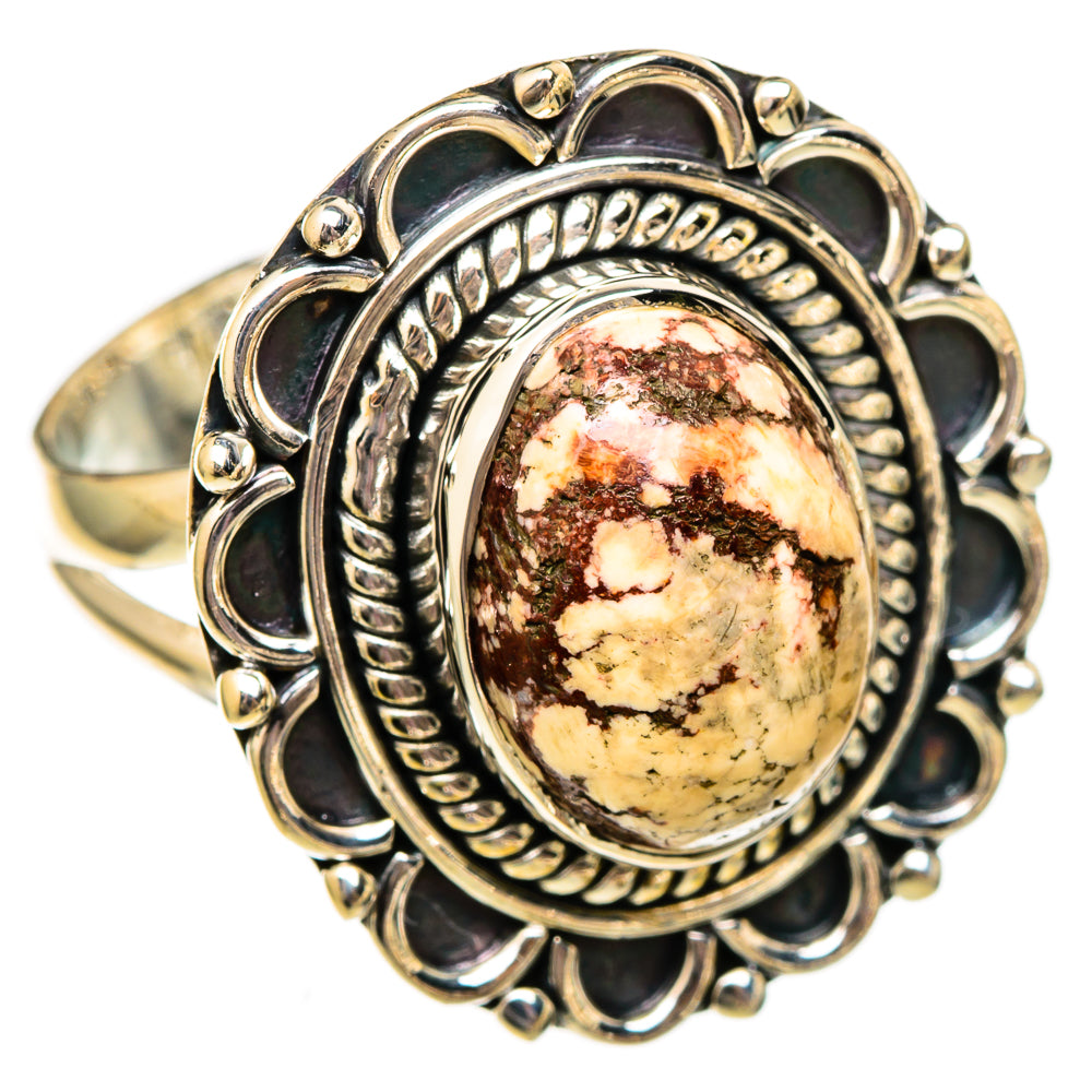 Wild Horse Jasper Rings handcrafted by Anasilvercos - RING105985 - Photo 2