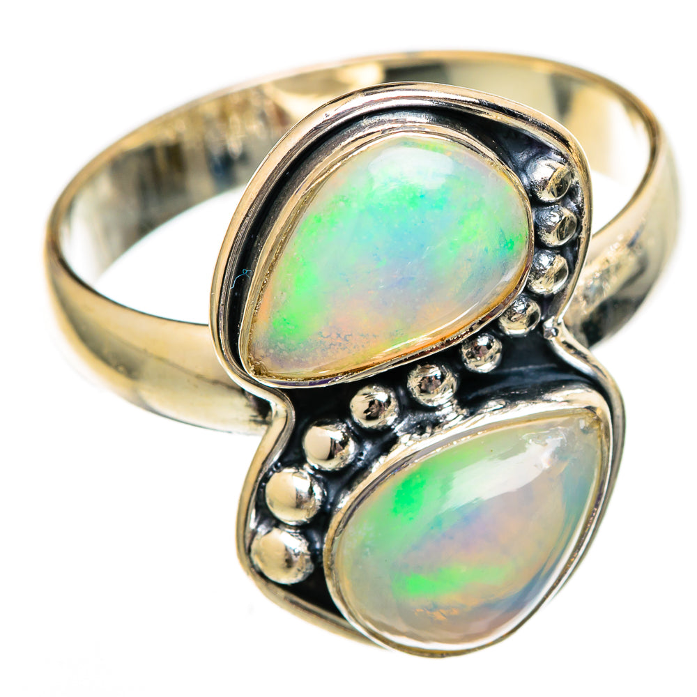 Ethiopian Opal Rings handcrafted by Anasilvercos - RING106003 - Photo 2