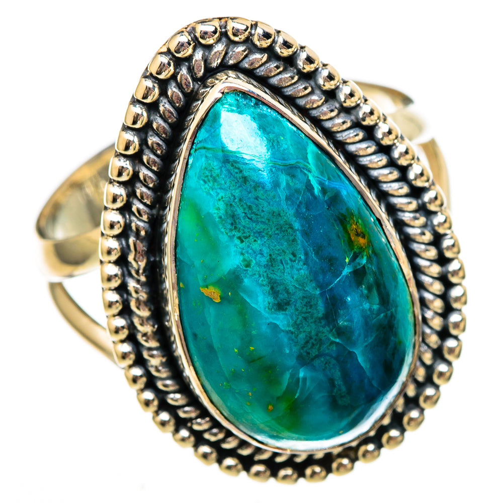 Chrysocolla Rings handcrafted by Anasilvercos - RING106012 - Photo 2