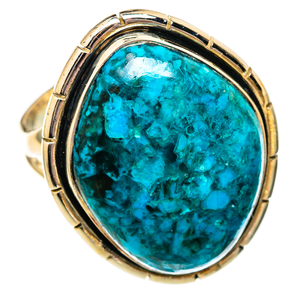 Chrysocolla Rings handcrafted by Anasilvercos - RING106045 - Photo 2