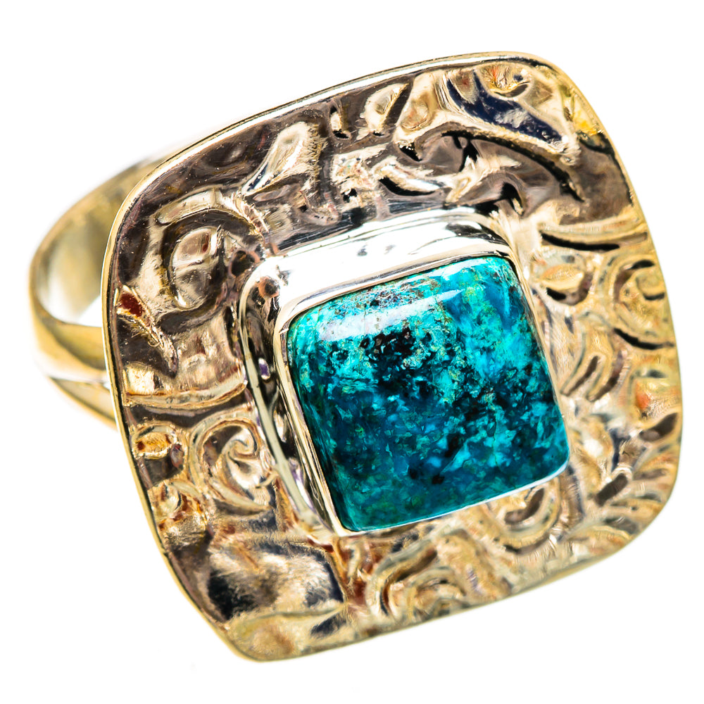 Chrysocolla Rings handcrafted by Anasilvercos - RING106049 - Photo 2