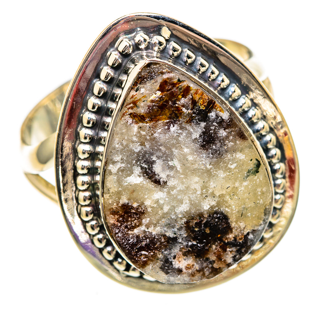 Astrophyllite Rings handcrafted by Anasilvercos - RING106060 - Photo 2