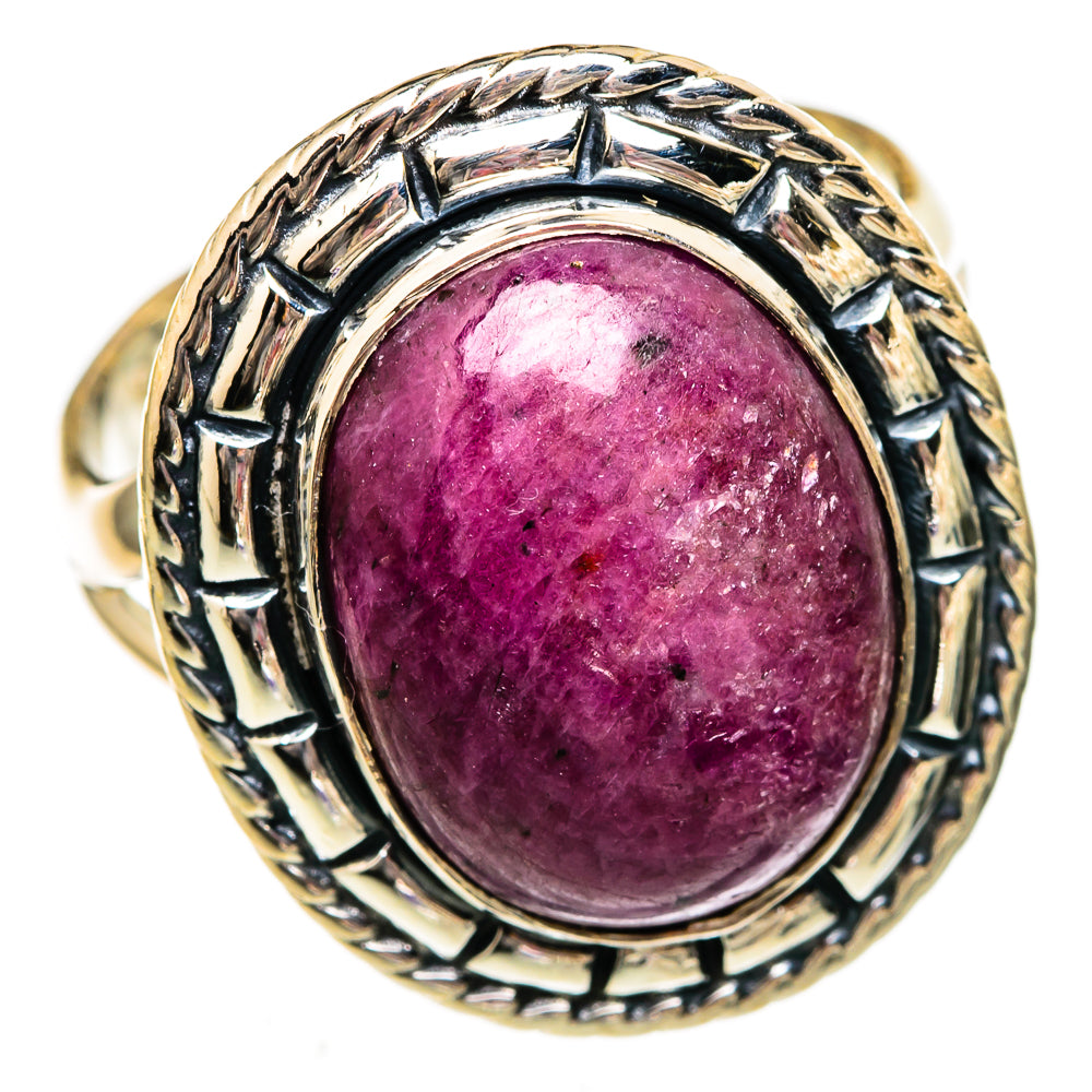Ruby Fuchsite Rings handcrafted by Anasilvercos - RING106062 - Photo 2
