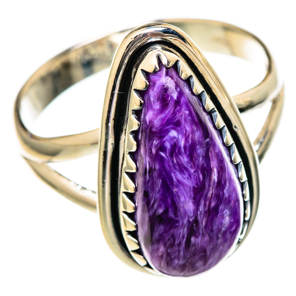 Charoite Rings handcrafted by Anasilvercos - RING106065 - Photo 2
