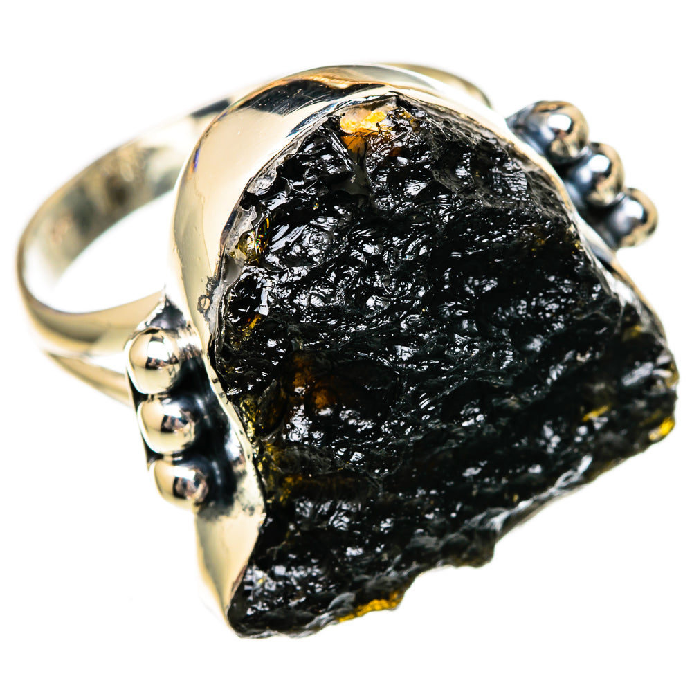 Tektite Rings handcrafted by Anasilvercos - RING106070 - Photo 2