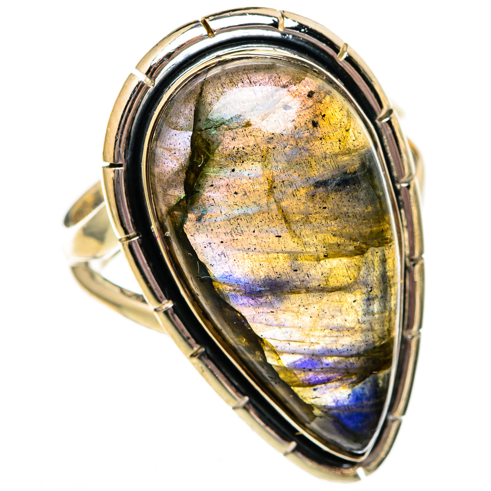 Labradorite Rings handcrafted by Anasilvercos - RING106081 - Photo 2