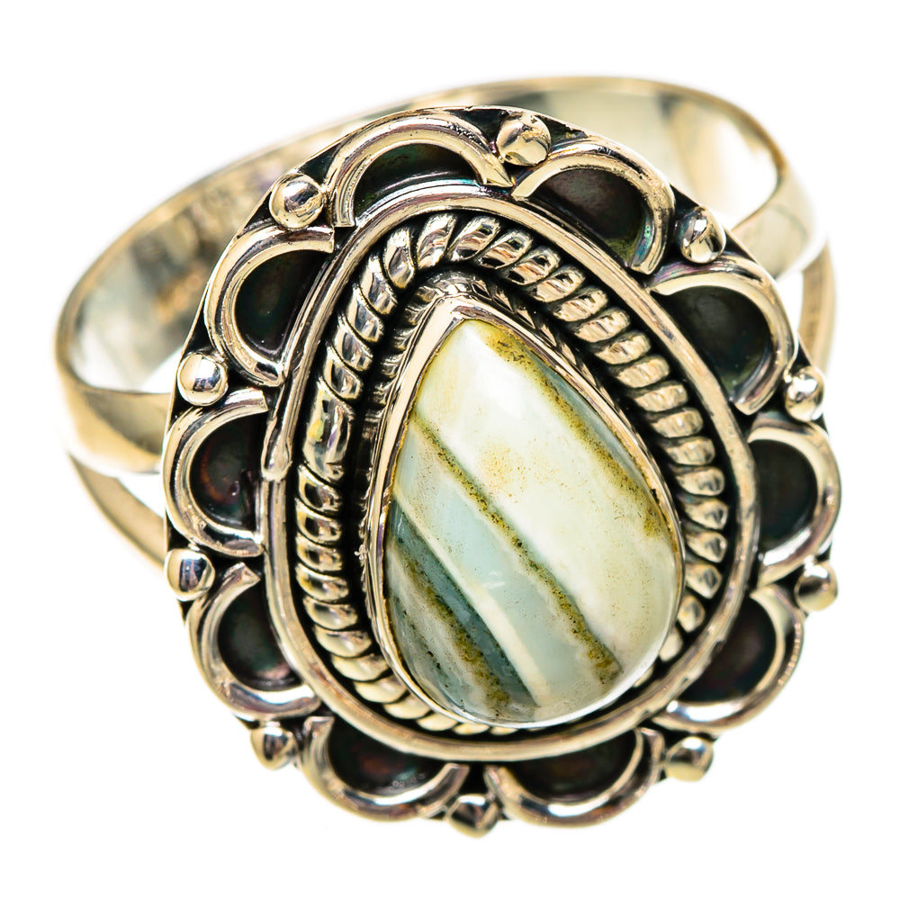 Ocean Jasper Rings handcrafted by Anasilvercos - RING106084 - Photo 2