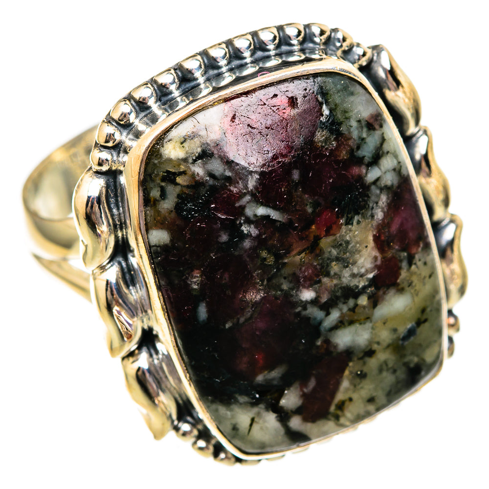Russian Eudialyte Rings handcrafted by Anasilvercos - RING106100 - Photo 2
