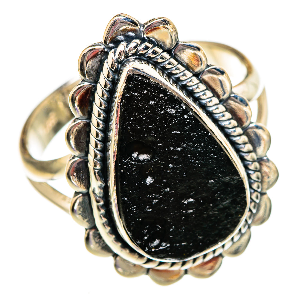 Tektite Rings handcrafted by Anasilvercos - RING106103 - Photo 2