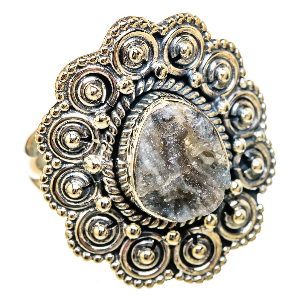 Desert Druzy Rings handcrafted by Anasilvercos - RING106109 - Photo 2