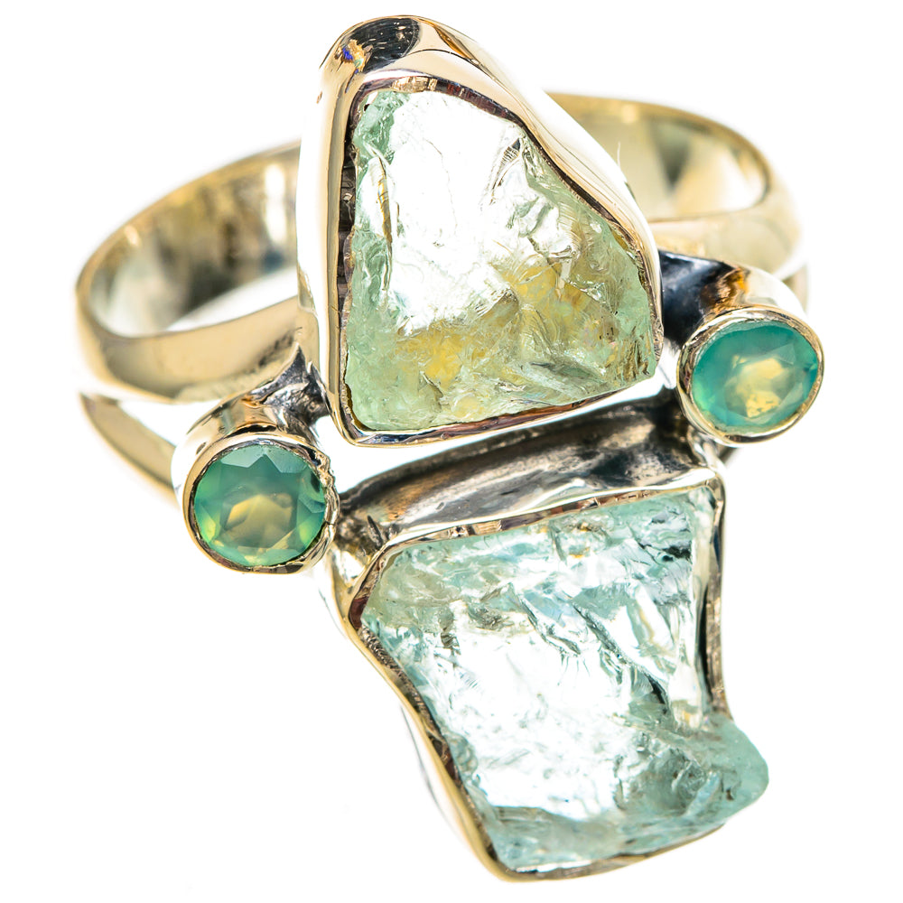 Aquamarine Rings handcrafted by Anasilvercos - RING106116 - Photo 2