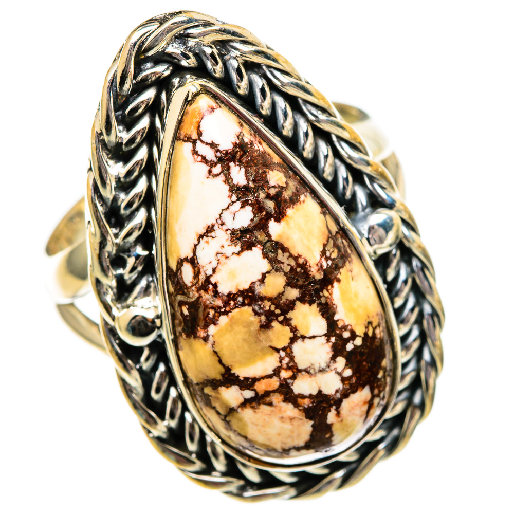 Wild Horse Jasper Rings handcrafted by Anasilvercos - RING106126 - Photo 2