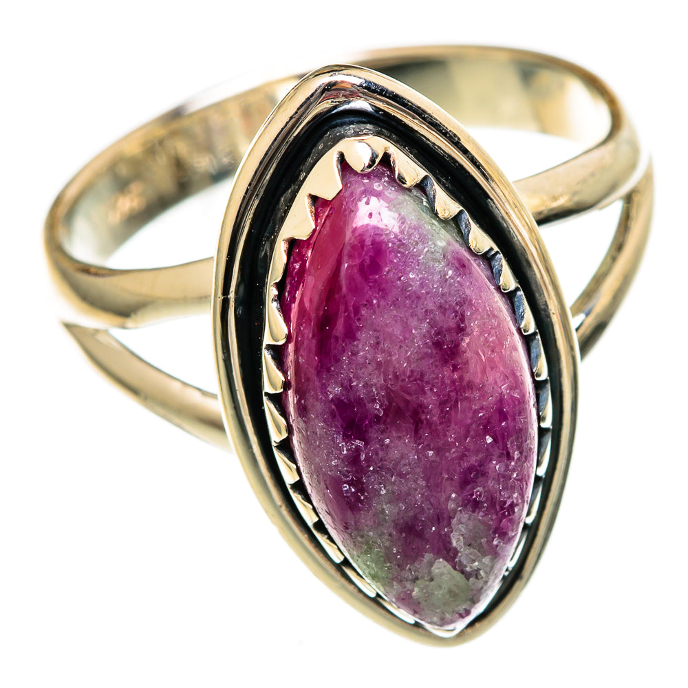 Ruby Zoisite Rings handcrafted by Anasilvercos - RING106131 - Photo 2