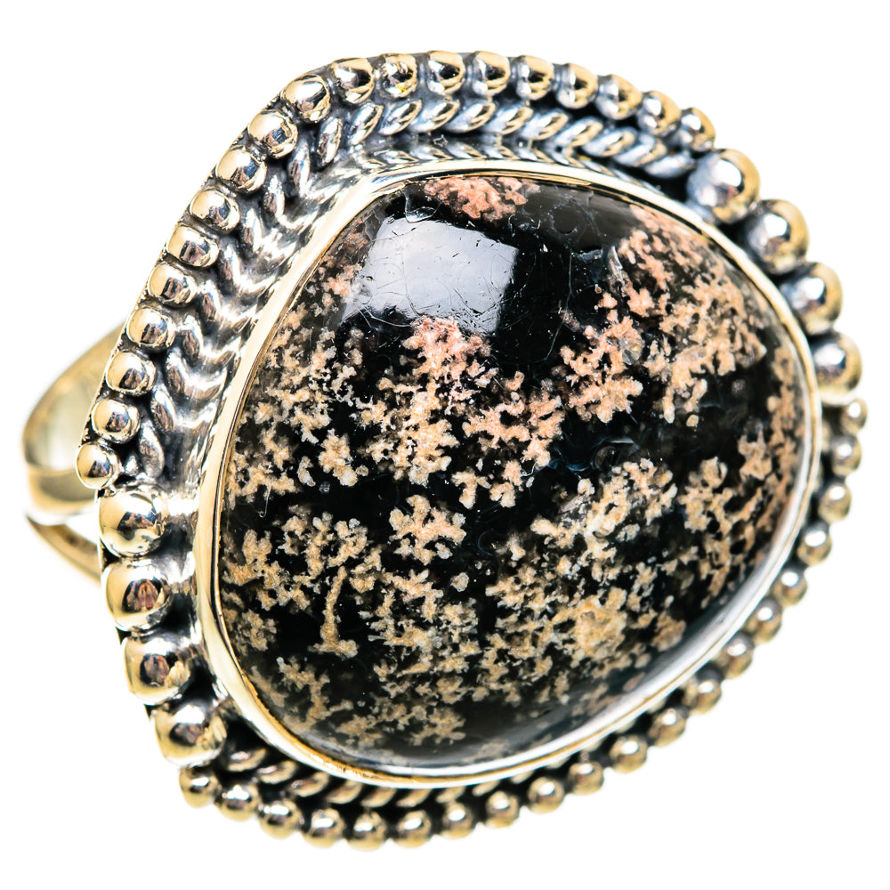 Fireworks Obsidian Rings handcrafted by Anasilvercos - RING106143 - Photo 2