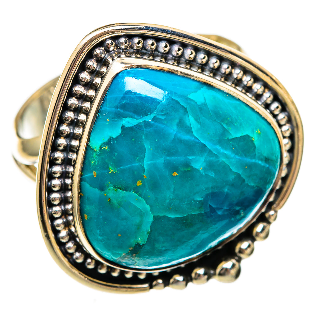 Chrysocolla Rings handcrafted by Anasilvercos - RING106154 - Photo 2