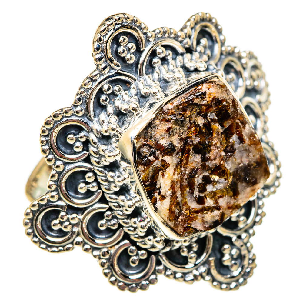 Astrophyllite Rings handcrafted by Anasilvercos - RING106173 - Photo 2