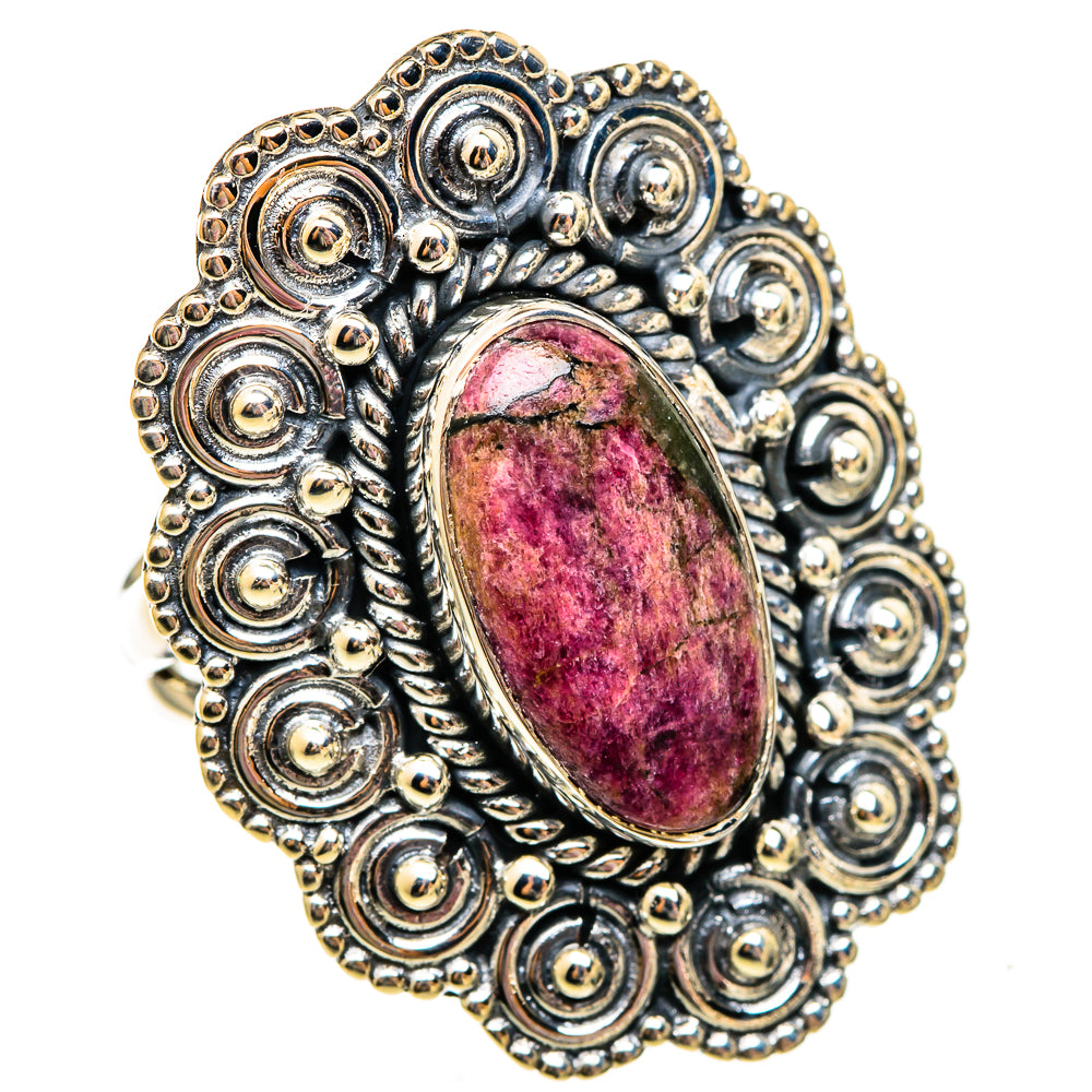 Rhodonite Rings handcrafted by Anasilvercos - RING106178 - Photo 2