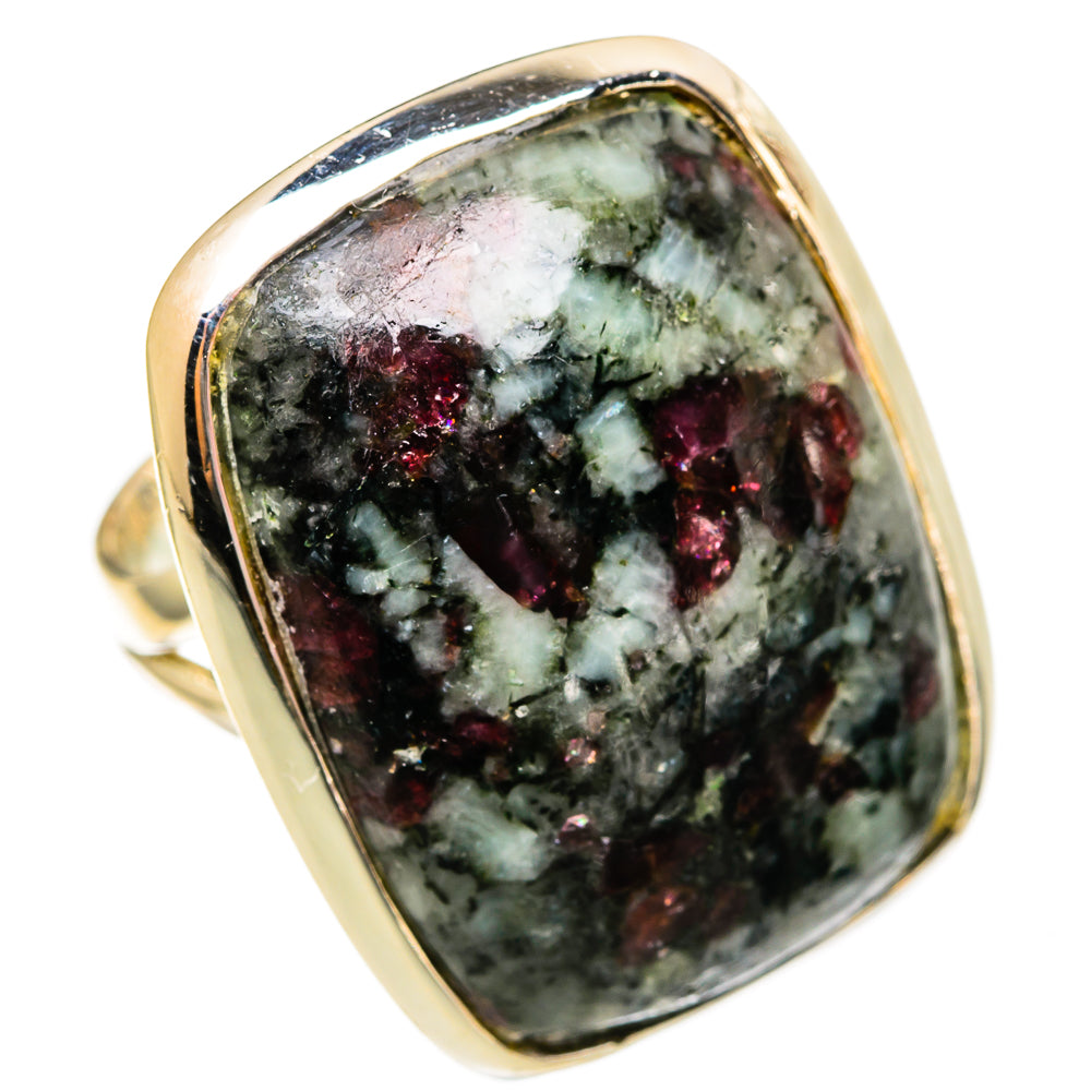 Russian Eudialyte Rings handcrafted by Anasilvercos - RING106180 - Photo 2