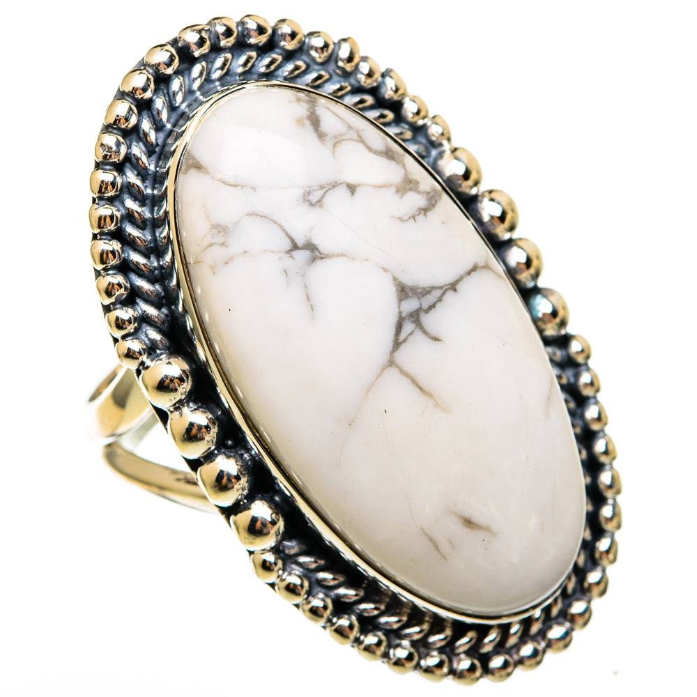 Howlite Rings handcrafted by Anasilvercos - RING106188 - Photo 2