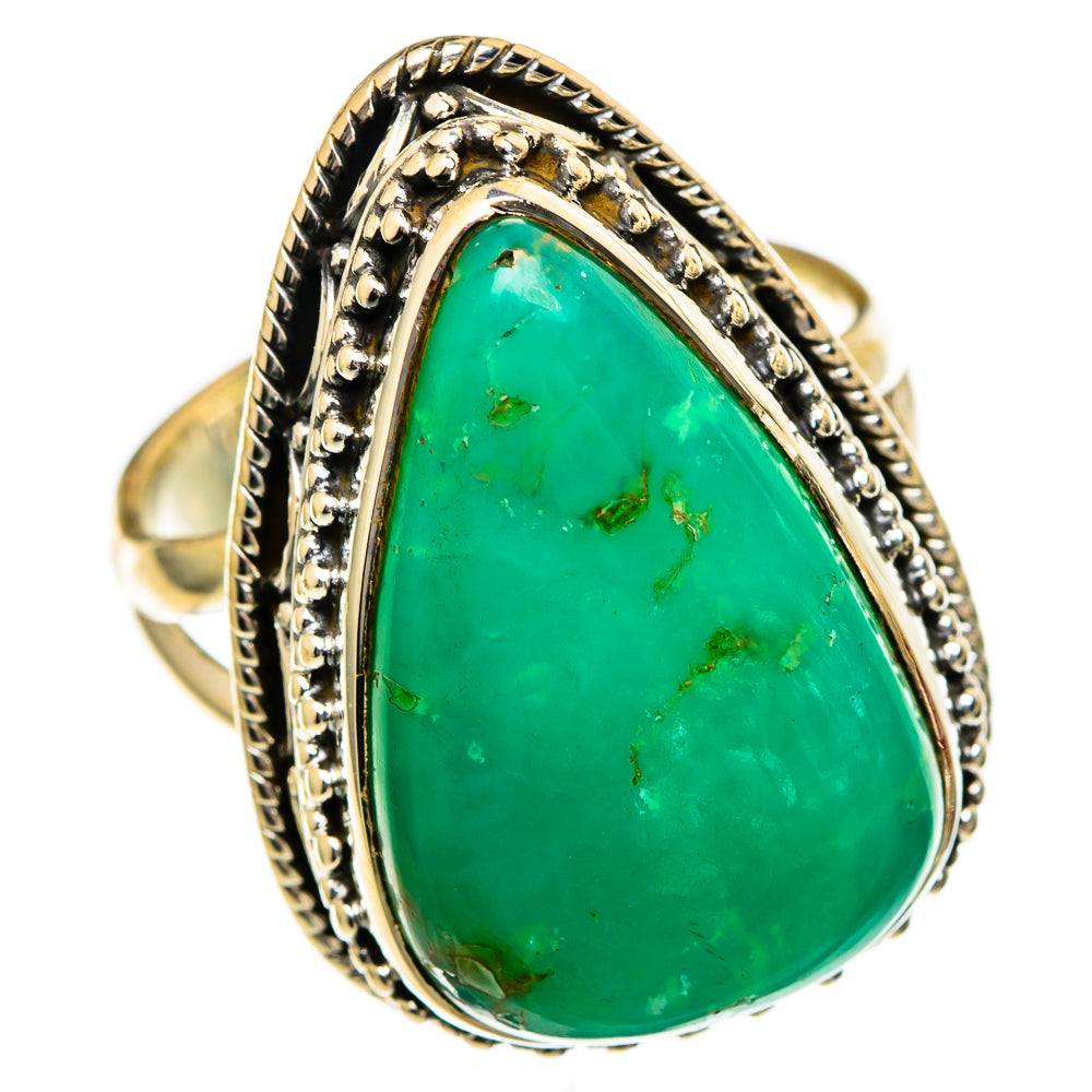Chrysocolla Rings handcrafted by Anasilvercos - RING106201 - Photo 2