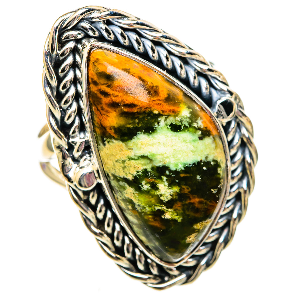 Ocean Jasper Rings handcrafted by Anasilvercos - RING106205 - Photo 2