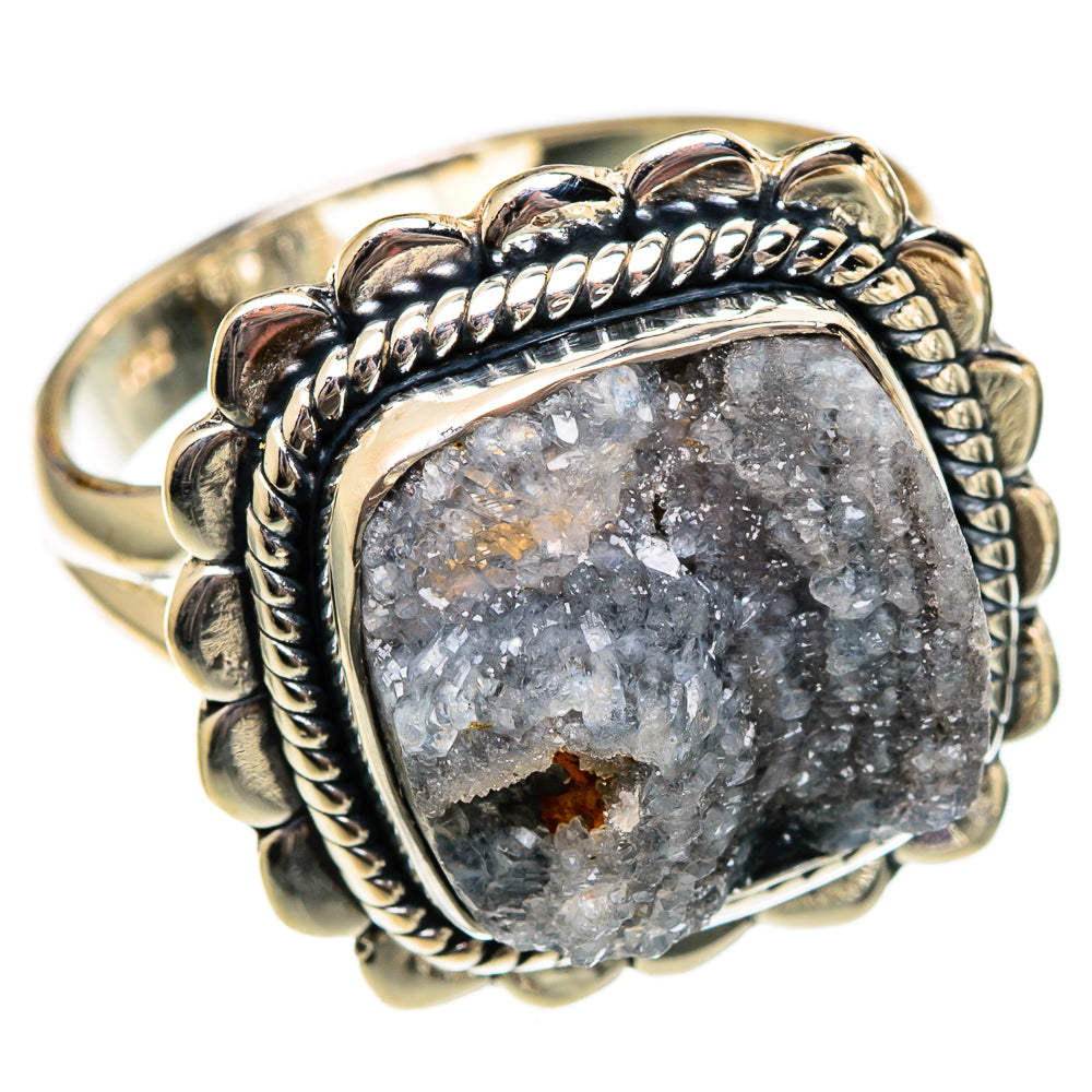 Desert Druzy Rings handcrafted by Anasilvercos - RING106269 - Photo 2